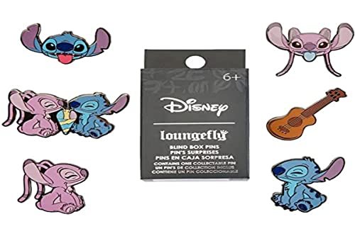 Loungefly DISNEY STITCH I ANGEL BLIND BOX PINS - Stitch - Lilo i Stich - Blind Box Emalia Pins - Śliczna kolekcjonerska Broszka - Do plecaków i toreb - Pomysł na prezent - Oficjalny towar Inna marka