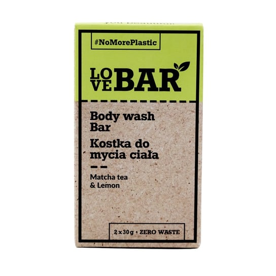 Love Bar Body Wash Bar kostka do mycia ciała Matcha & Limonka 2x30g Love Bar
