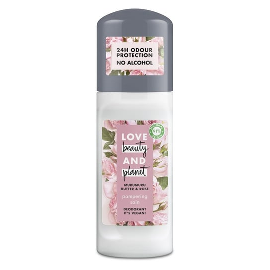 Love Beauty And Planet, Pampering Deodorant dezodorant w kulce Muru Muru Butter & Rose 50ml Love Beauty and Planet