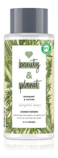 Love Beauty and Planet Rosemary & Vetiver oczyszczająca odżywka do włosów normalnych i przetłuszczających się 400ml Love Beauty and Planet