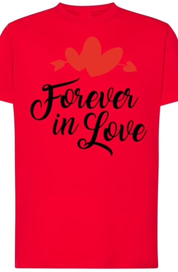 Love Forever T-Shirt Walentynki Prezent r.4XL Inna marka