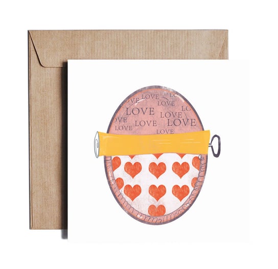 Love Is for Sharing - Greeting card by PIESKOT Polish Design PIESKOT