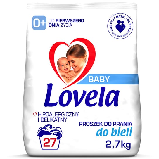 LOVELA Baby Hipoalergiczny proszek do prania białego dla dzieci 2,7 kg LOVELA