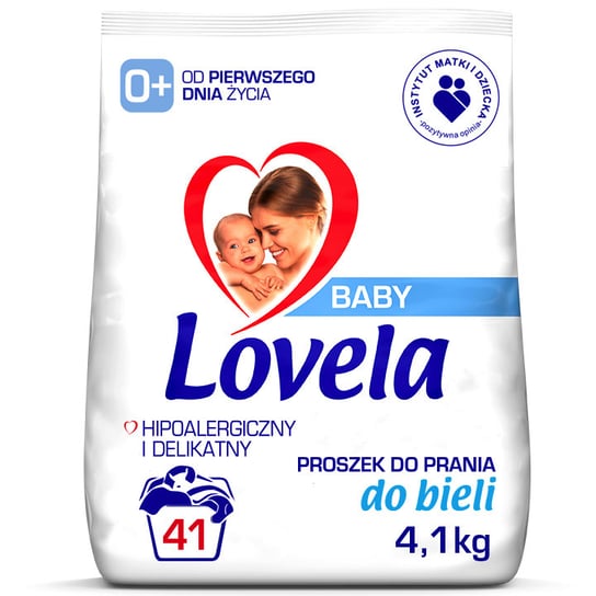 Lovela Baby Hipoalergiczny proszek do prania do bieli 4,1 kg (41 prań) LOVELA