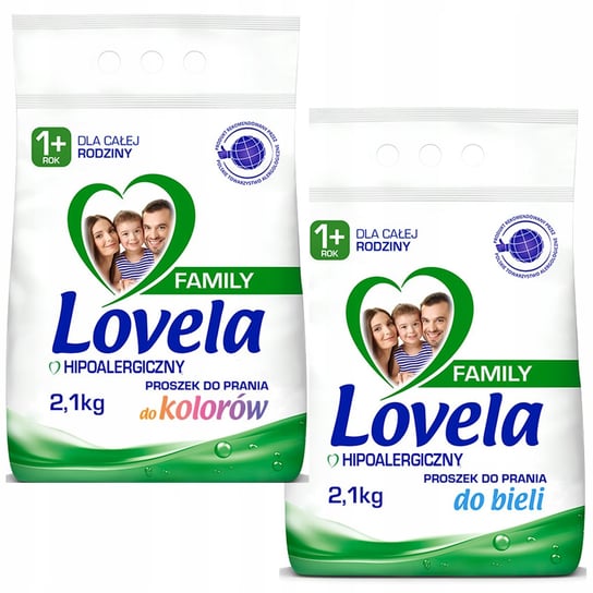 LOVELA Family Proszek do prania MIX 2x 2,1kg Reckitt Benckiser