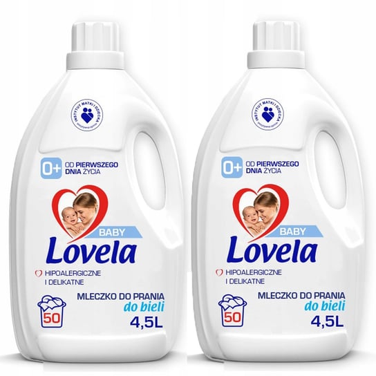 LOVELA HIPOALERGICZNY Płyn do prania białego 2x 4,5l Reckitt Benckiser