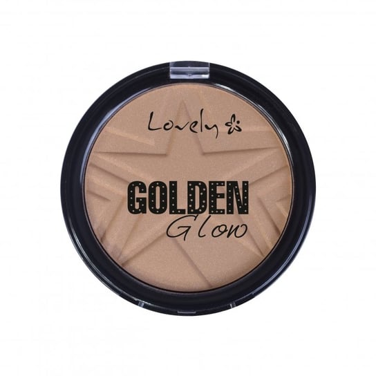 Lovely, Golden Glow Powder, lekki puder brązujący do twarzy, 4, 15 g Lovely