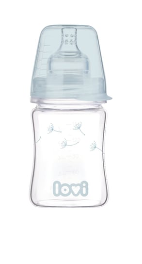 Lovi, Diamond Glass, Butelka szklana, 150 ml, Botanic Lovi