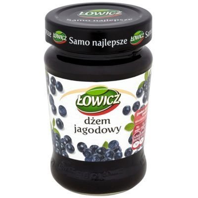 Łowicz, Dżem jagodowy niskosłodzony, 280 g Łowicz