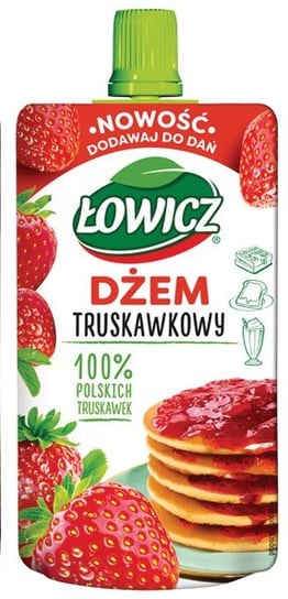 Łowicz Dżem o smaku truskawkowym 100 g Łowicz