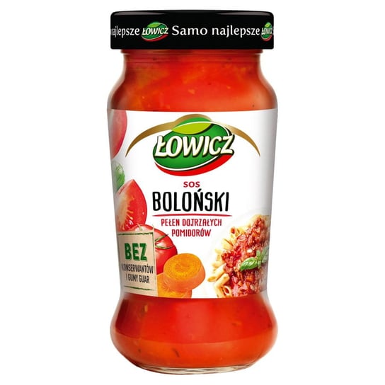 ŁOWICZ Sos Boloński (Sos Pomidorowy Do Makaronu)  - 350G Łowicz