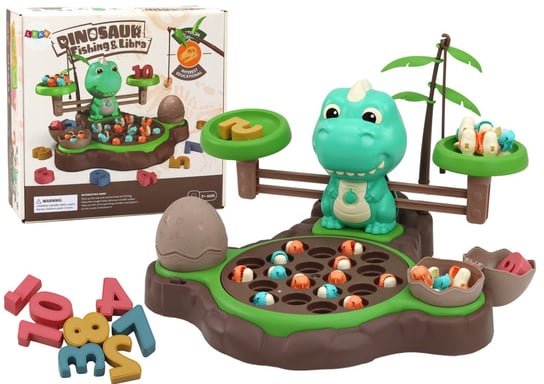 Łowienie dinozaurów, gra zręcznościowa, Lean Toys Lean Toys
