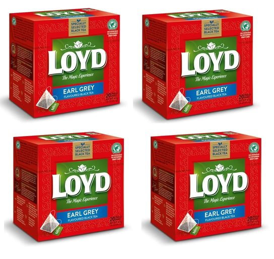 LOYD Herbata Earl Grey – 80 torebek piramidki Loyd Tea