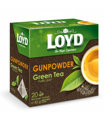 LOYD Herbata zielona Gunpowder 20 torebek Loyd Tea