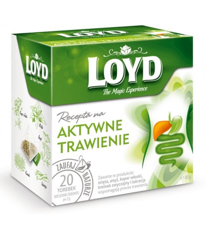 LOYD Recepta na Aktywne trawienie  20  torebek Loyd Tea