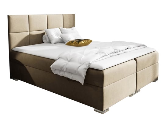 Łóżko 140x200 kontynentalne z pojemnikami GIOVANI Meble Doktór