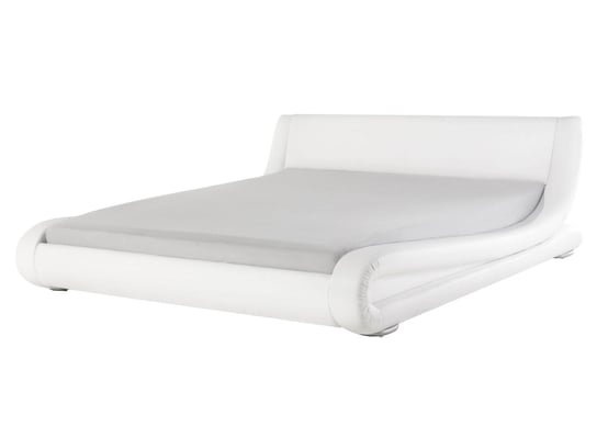Łóżko białe, Beliani Avignon, 72x193x230 cm Beliani