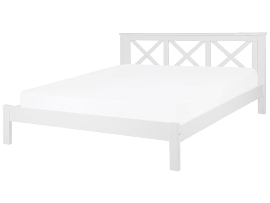 Łóżko białe, Beliani Tannay, 180x200 cm Beliani