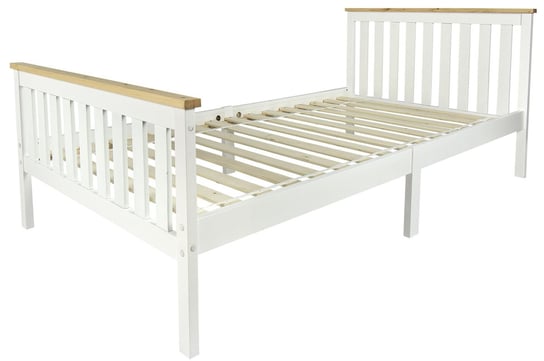 Łóżko białe dla dzieci, Milano Pine, 90x200 cm Krakpol