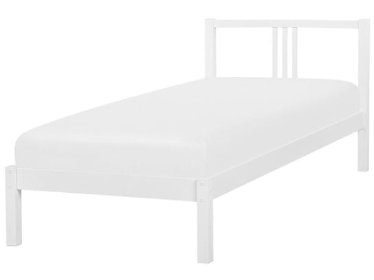 Łóżko białe, drewniane, Beliani Vannes, 97x209 cm Beliani