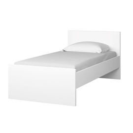 Łóżko, białe połysk, Naia, 90x190 Tvilum