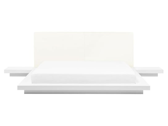 Łóżko białe, wodne, 160x200 Beliani