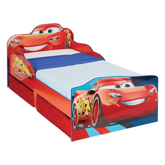 Łóżko Cars, dziecięce, z szufladami, 59x77x142 Worlds Apart