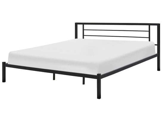 Łóżko czarne, Beliani Cusset, 180x200 cm Beliani