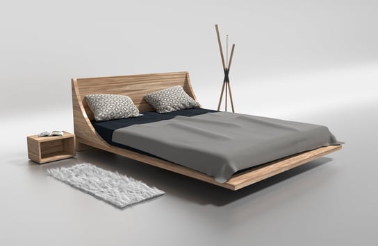 Łóżko, dąb, Desiq Russ, 140x200 cm Desiq