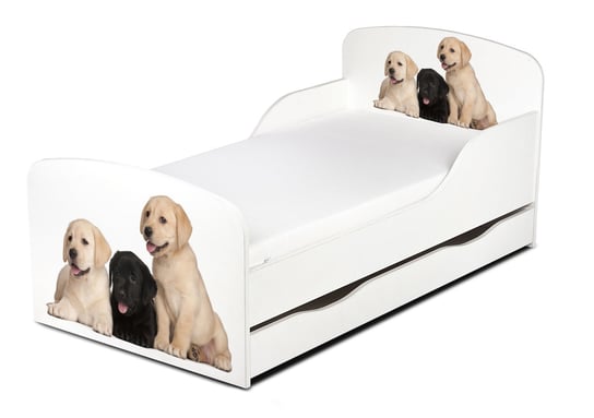 Łóżko dla dzieci 70/140 + materac i szuflada - Labradory Krakpol