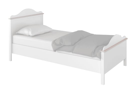 Łóżko dla dziewczynki 90x200 białe GIGLU Konsimo Konsimo