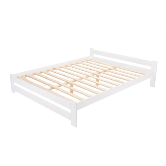 Łóżko do sypialni białe, drewniane, Lectus Ottawa, 140x200 cm Lectus