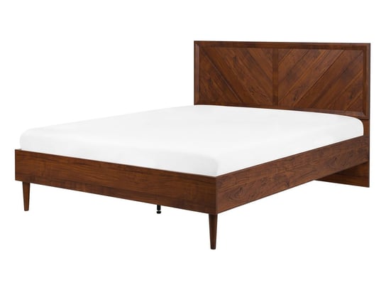 Łóżko do sypialni brązowe, Beliani Mialet, 147x209 cm Beliani