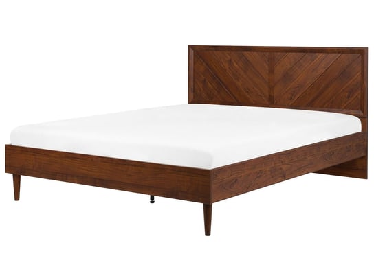Łóżko do sypialni brązowe, Beliani Mialet, 187x209 cm Beliani