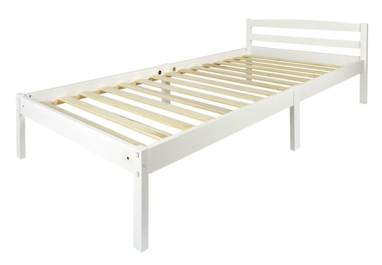 Łóżko do sypialni CLASIC białe 90x200 cm Krakpol
