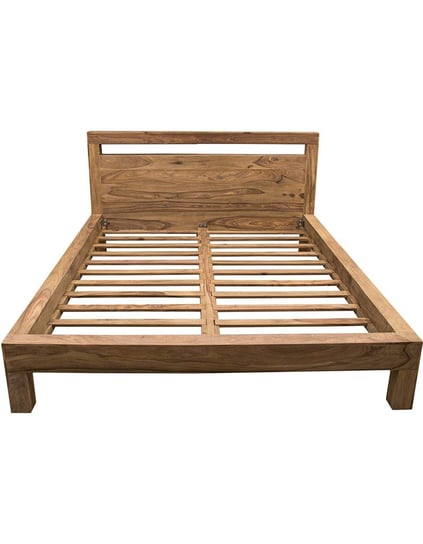Łóżko do sypialni Drewniane 140 X 200 Natural Inna marka