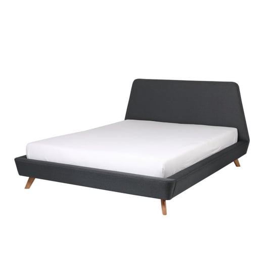 Łóżko do sypialni szare Lectus Tifton, 160x200 cm Lectus