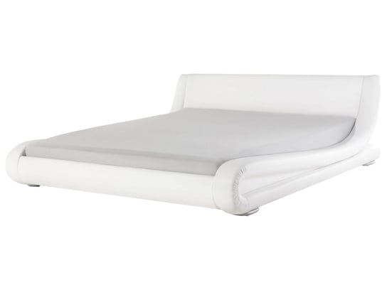 Łóżko do sypialni wodne, białe, Beliani Avignon, 72x210x230 cm Beliani