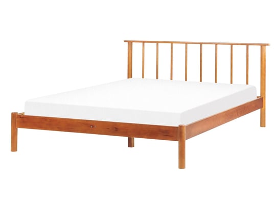 Łóżko drewniane 140 x 200 cm jasne BARRET II Beliani