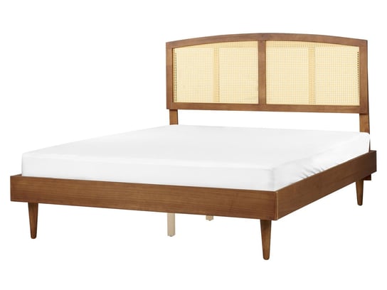 Łóżko drewniane 160 x 200 cm jasne VARZY Beliani