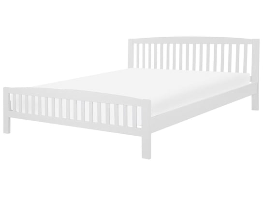 Łóżko drewniane 180 x 200 cm białe CASTRES Beliani