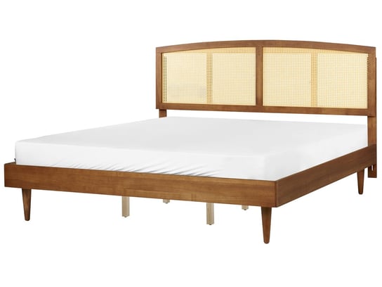 Łóżko drewniane 180 x 200 cm jasne VARZY Beliani