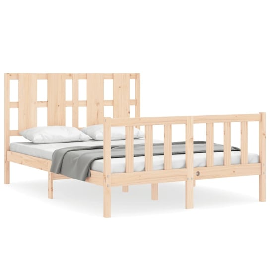 Łóżko drewniane 205,5x125,5x100 cm, sosna Inna marka
