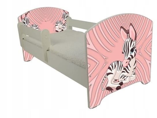 Łóżko Dziecięce Boooskar Różowa Zebra 140X70cm Inna marka
