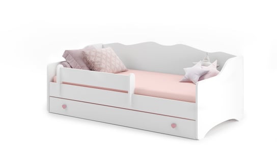 Łóżko dziecięce Emma z szufladą z materacem, 160x80 SpokojneSny