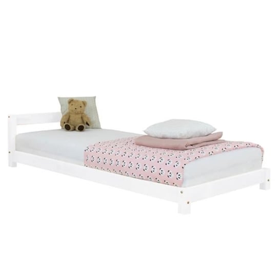 Łóżko dziecięce - GENERIQUE - DREAMY - Białe - 80x160 cm - Listwy Inna marka