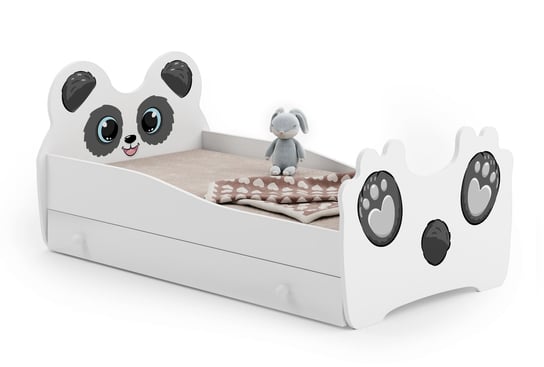 Łóżko dziecięce Panda + materac + szuflada 160x80 Meble Kobi