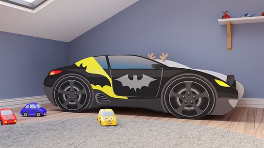 Łóżko Dziecięce Samochód Batman Z Materacem DIP-MAR