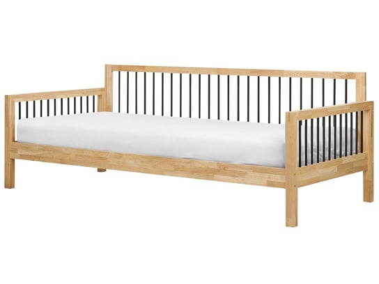 Łóżko dzienne drewniane 90 x 200 cm jasne TRICOT Beliani