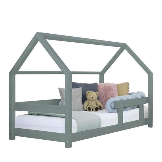 Łóżko kabinowe dla dzieci - GENERIQUE - TERY - Drewno - Zielony - 70x160 cm Youdoit